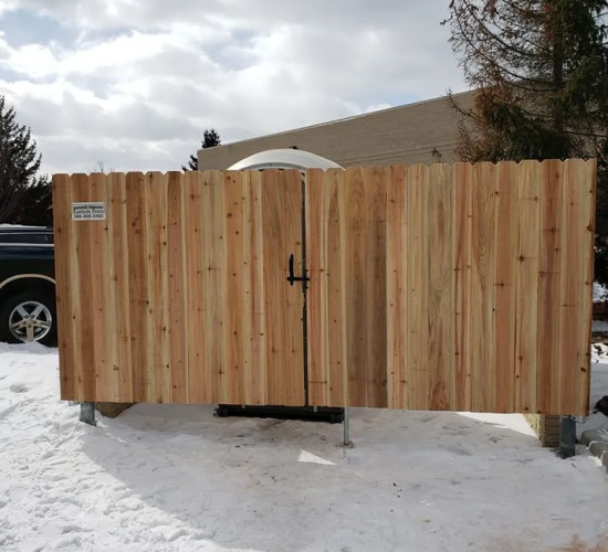 Custom Wood Gate